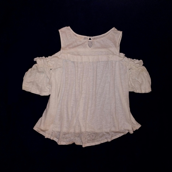 Anthropologie Meadow Rue Boho Cold Shoulder Top - Picture 2 of 8